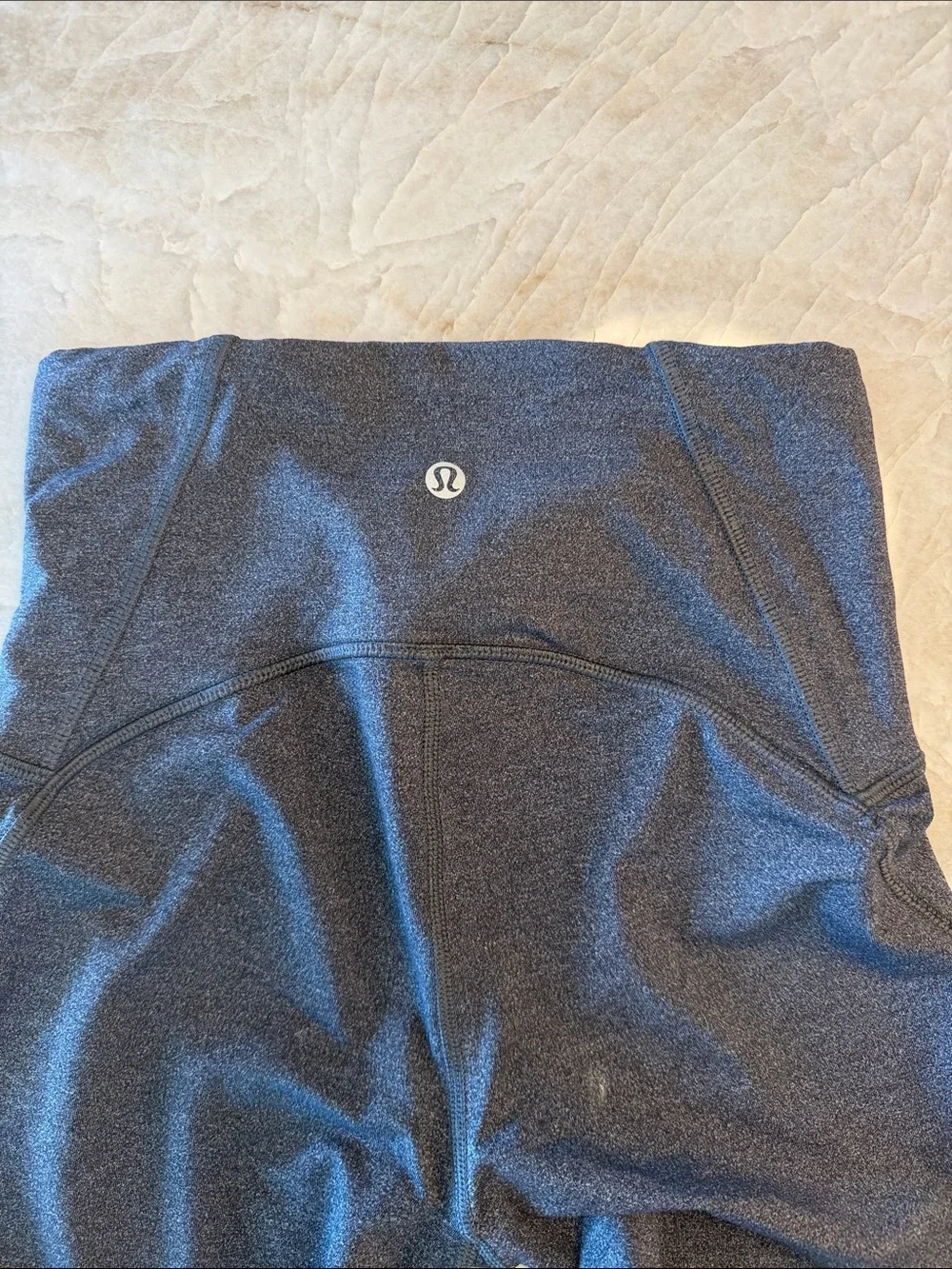 lululemon athletica Heathered Gray Performance Leggings